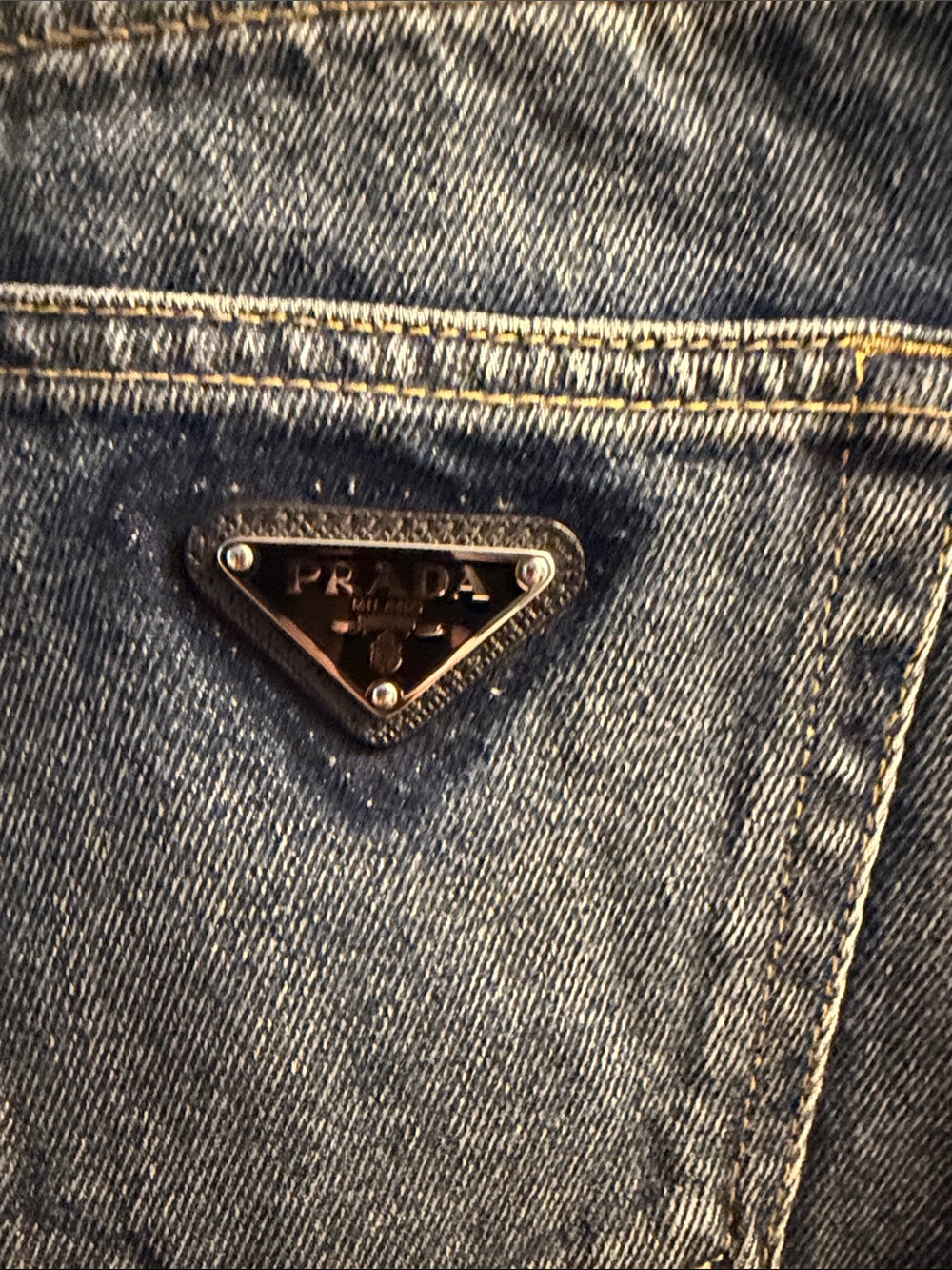 Prada Straight Leg Jeans in Size 25 - Picture 4 of 8